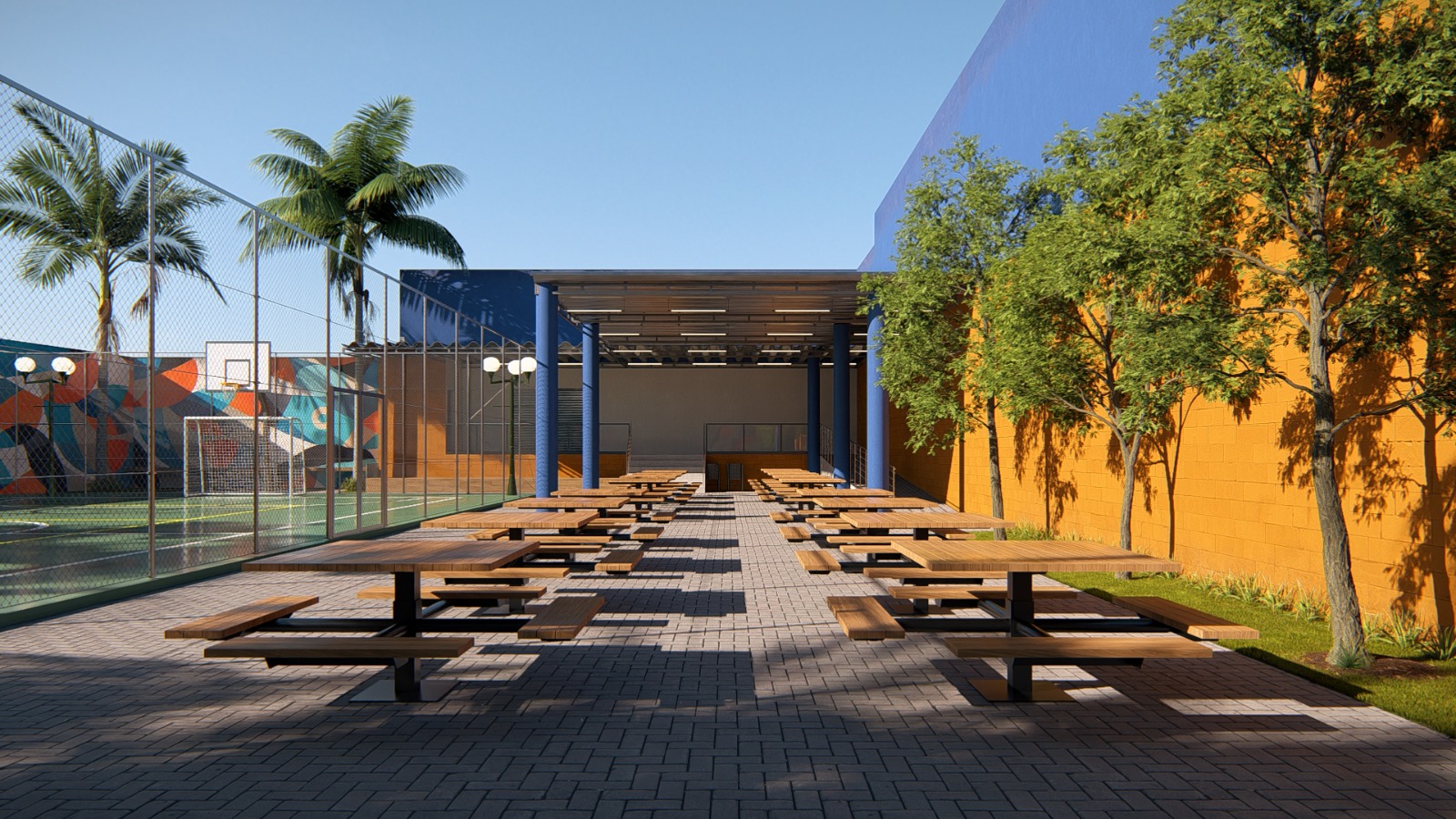 Área Externa Quadra