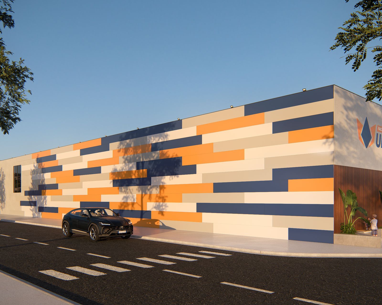 Fachada Lateral UNIBR